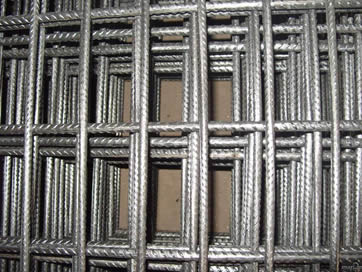 Several layers of silver white steel mesh.